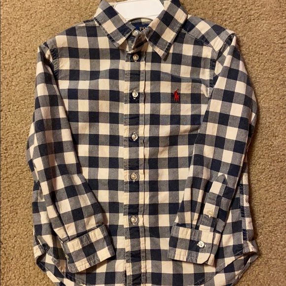 EUC Ralph Lauren Checkered Button Down, 4 - Picture 6 of 6